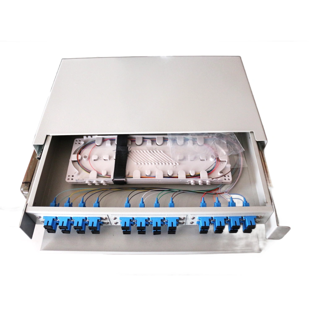 Fibrsol Patch Panel Unit LIU Fully Loaded Rack Mounted SC/PC (24F) view 3